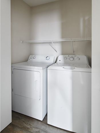Full-size washer & dryer